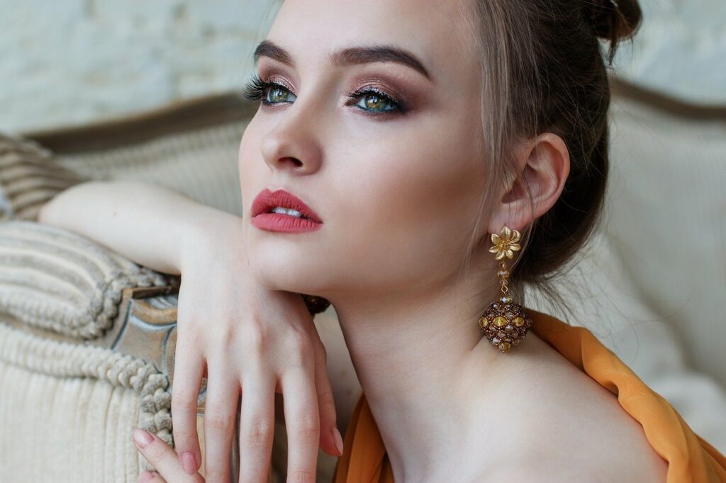 Luxus Mode Blog Startseite Frau hübsch luxuriöse Mode