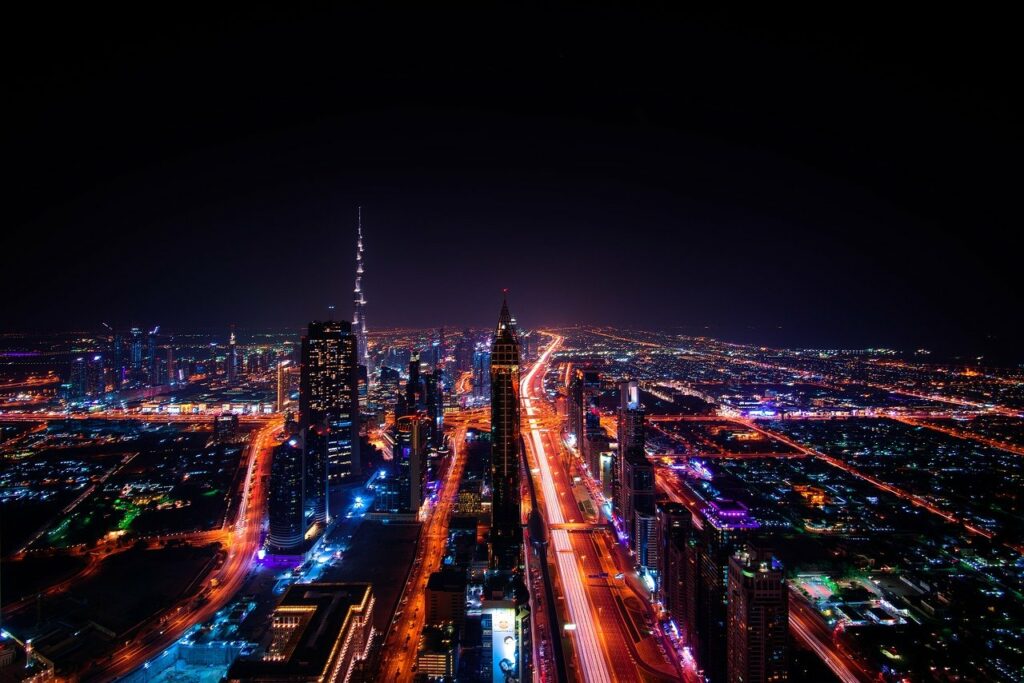Dubai bei Nacht Lichter Die 10 besten Sehenswürdigkeiten in Dubai mit der Familie