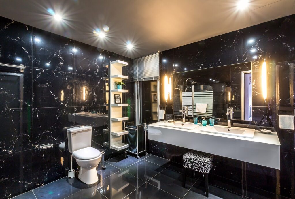Badezimmer luxuriös großräumig Luxus Badezimmer Einrichtung Ideen