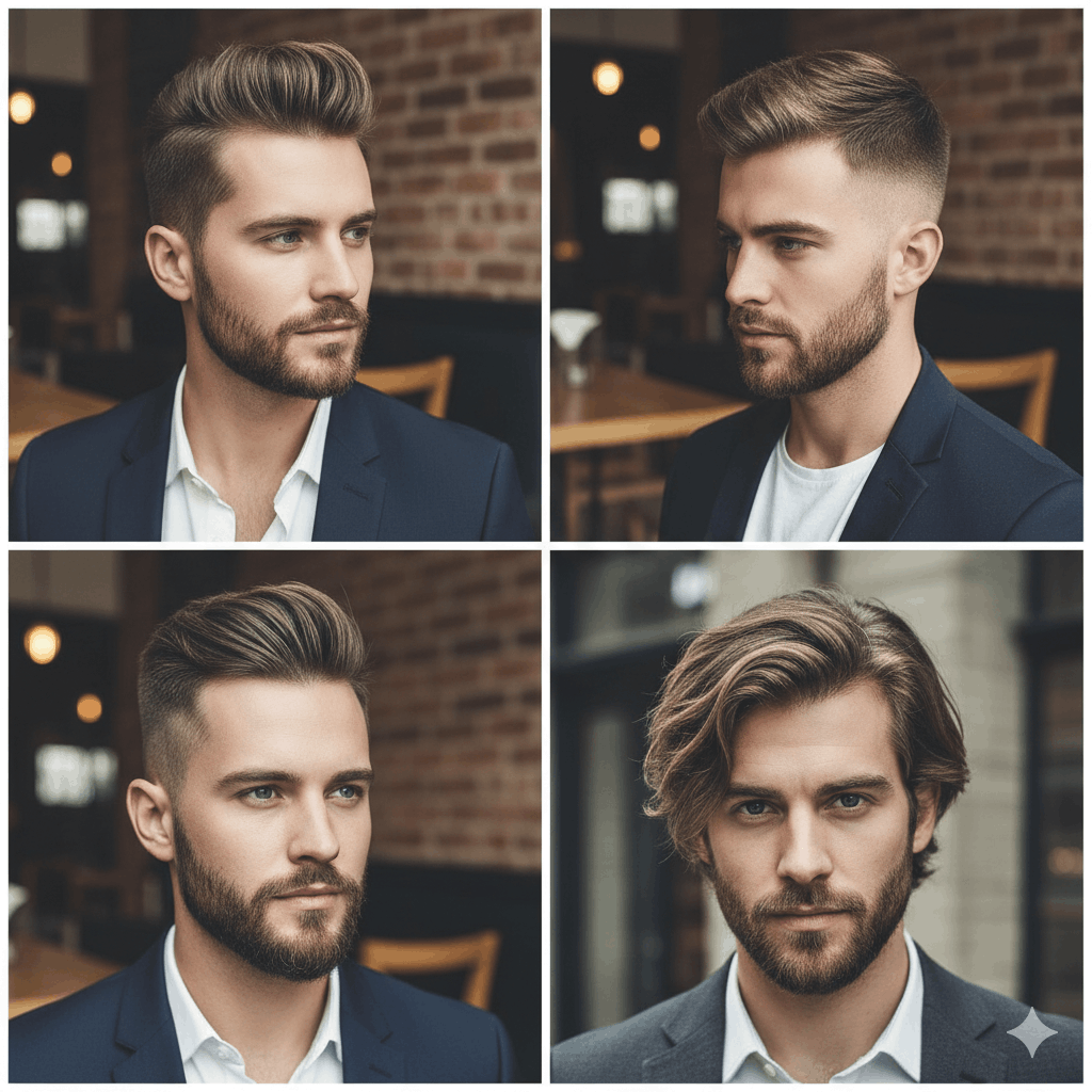 Frisur Ideen Männer mit Geheimratsecken 2026