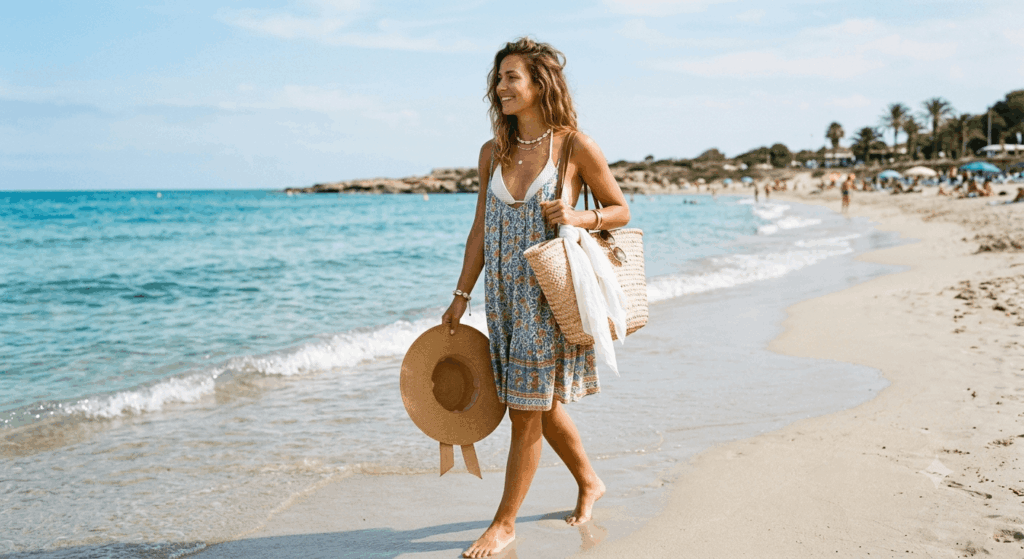 Strand Outfit Damen Ideen Sommer 2026 Die schönsten Looks für Urlaub, Meer und Sonne