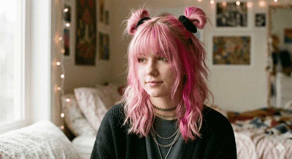 eGirl Frisur Ideen Pinke Haare 2026 Die coolsten Looks für einen modernen Internet-Style