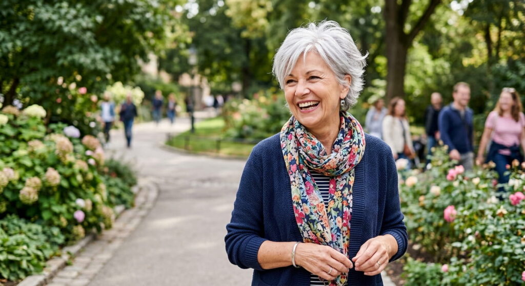 Peppige Frisuren für Frauen ab 60 Halblange Trends 2026