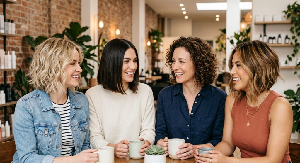 Frisur Ideen für kinnlange Haare bei Frauen 2026