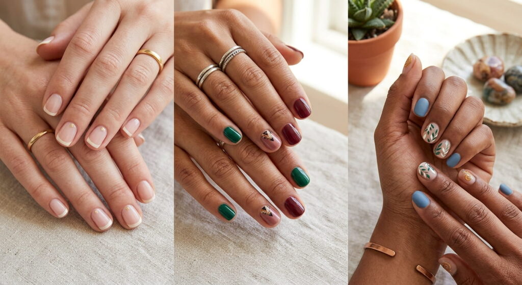 Nagellack Ideen für kurze Nägel 2026 Die schönsten Farben und Designs